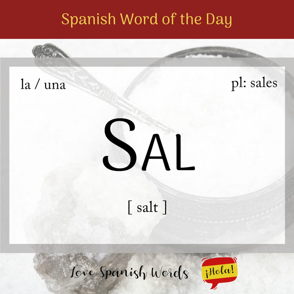 sal spanish word