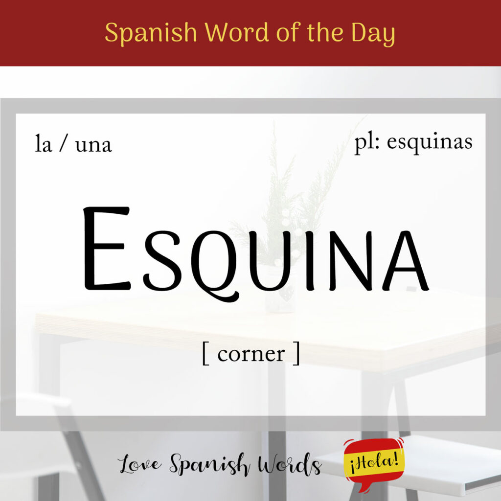 esquina