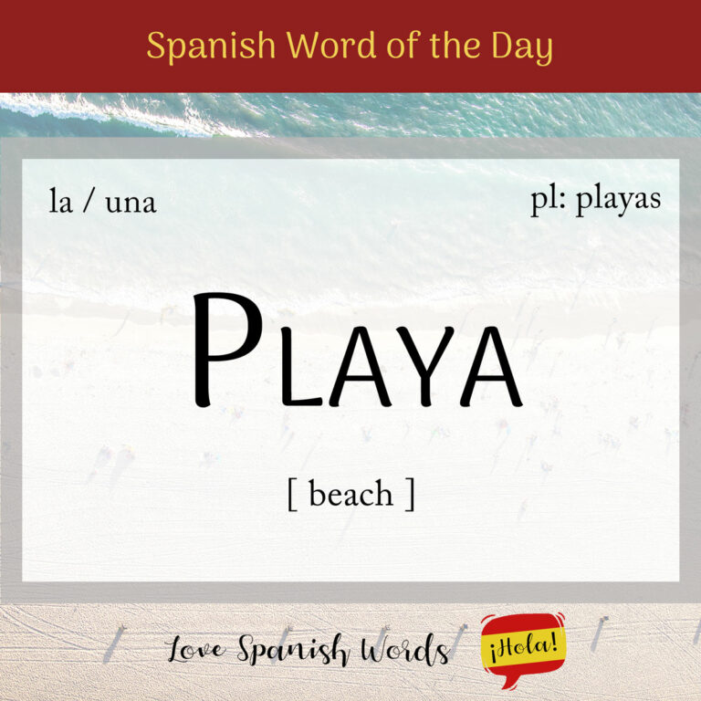 What Does Playa Mean In Spanish